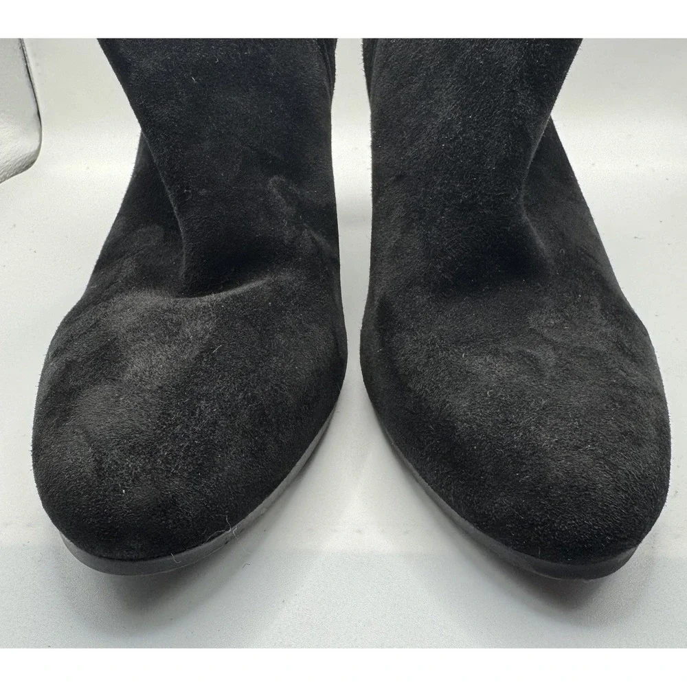 Sam Edelman Ankle Bootie's Womens Sianna Suede ‎ Black Size 10 M